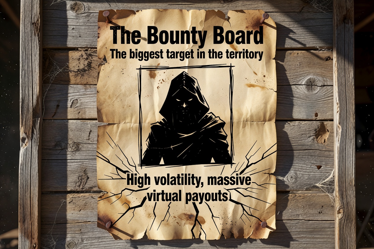 Wanted poster style graphic